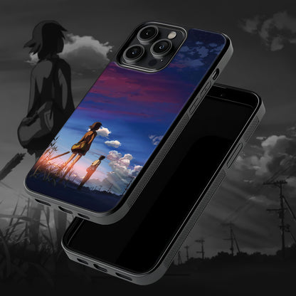 Makoto Shinkai Mobile Glass Case