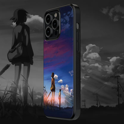 Makoto Shinkai Mobile Glass Case