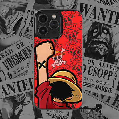 Luffy Mobile Glass Case