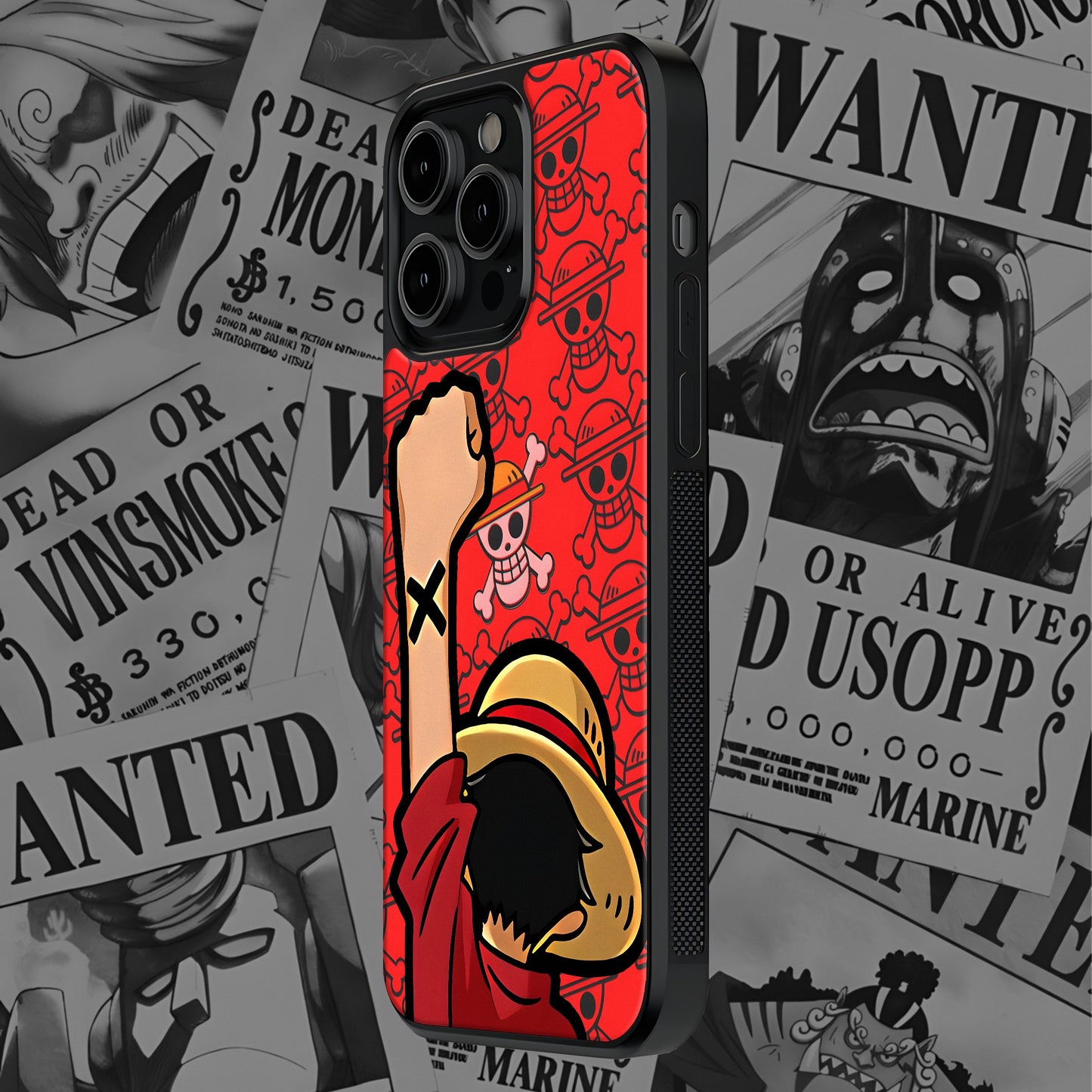 Luffy Mobile Glass Case