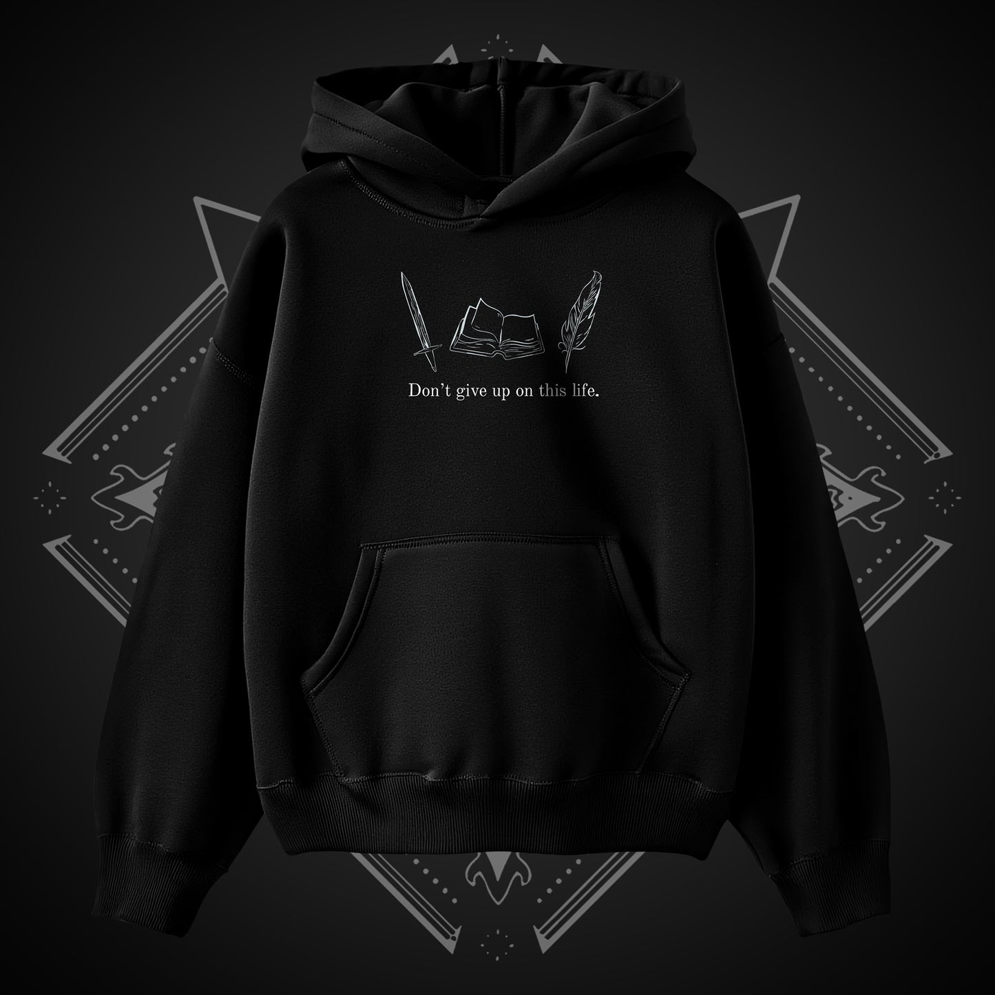 Reader. Writer. Protagonist. Hoodie