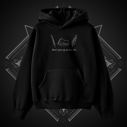 Reader. Writer. Protagonist. Hoodie