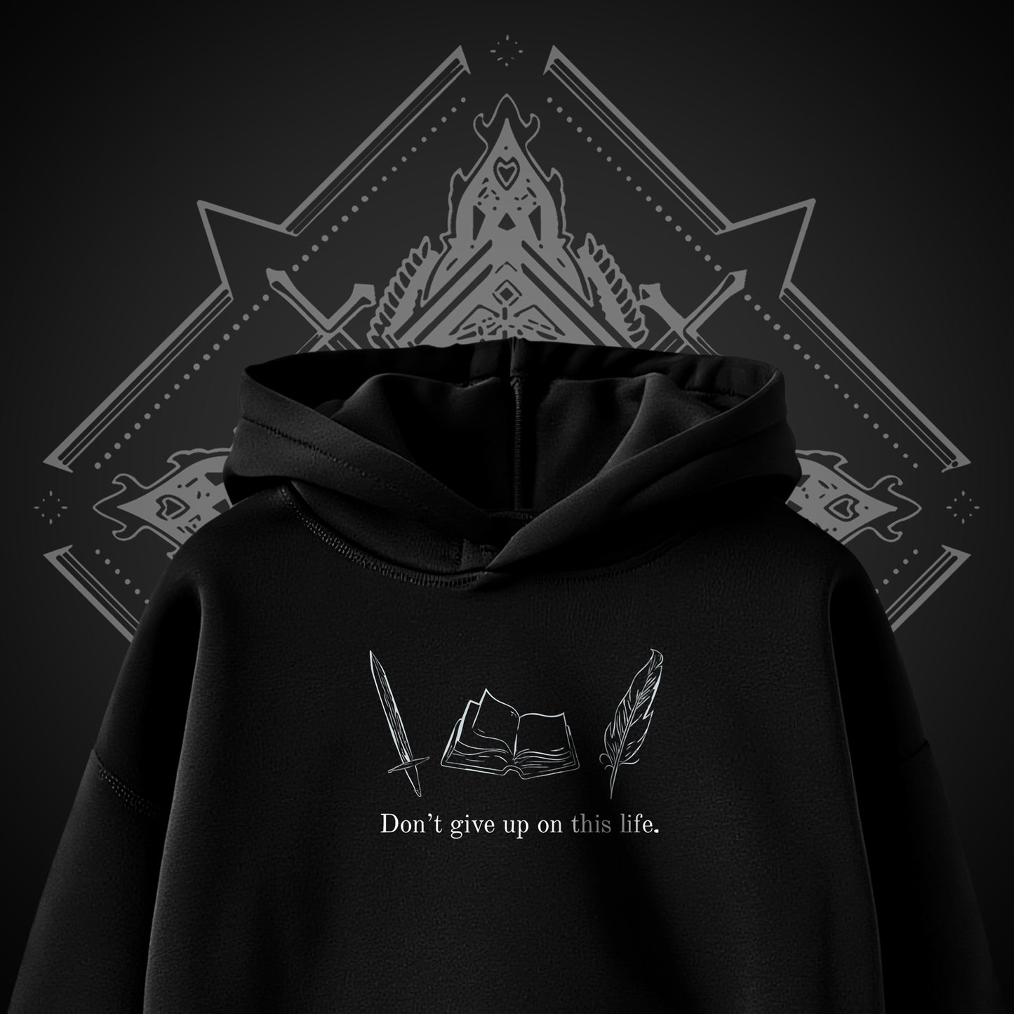 Reader. Writer. Protagonist. Hoodie