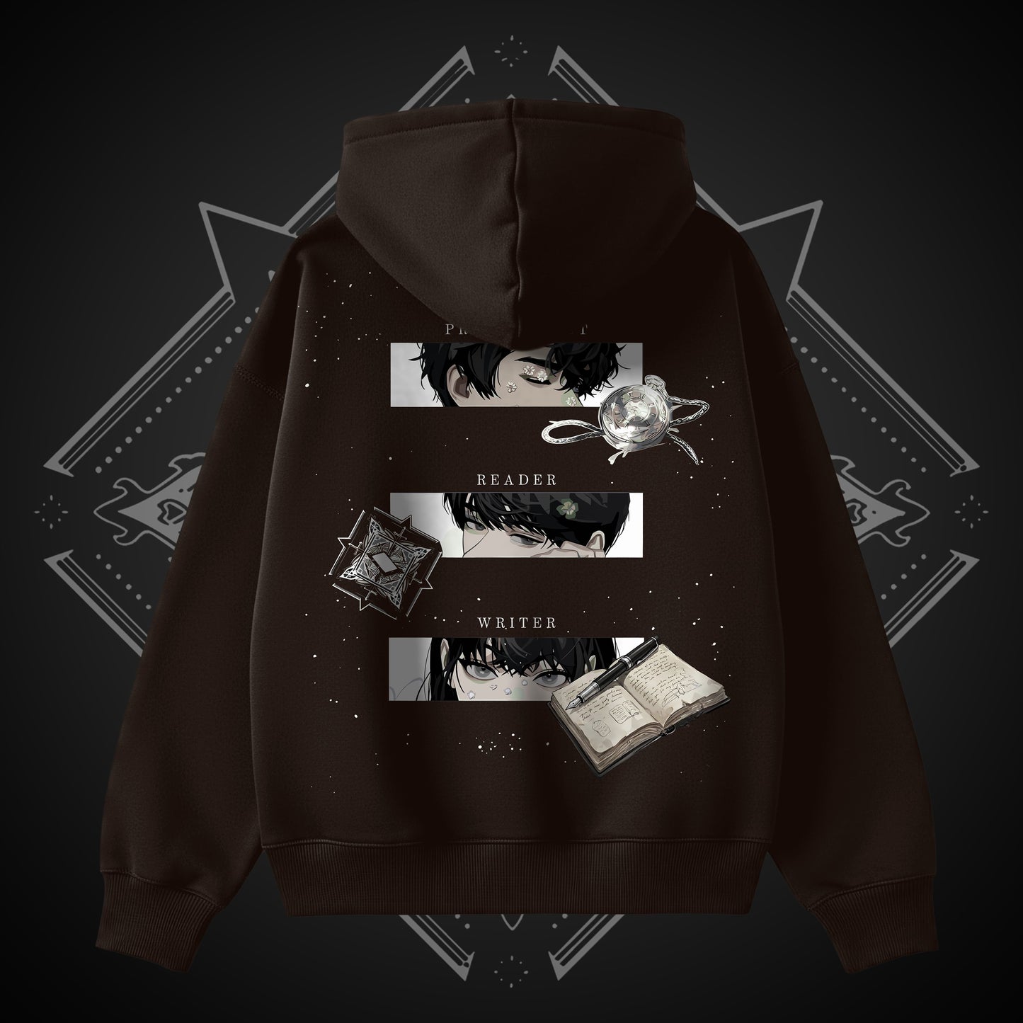 Reader. Writer. Protagonist. Hoodie