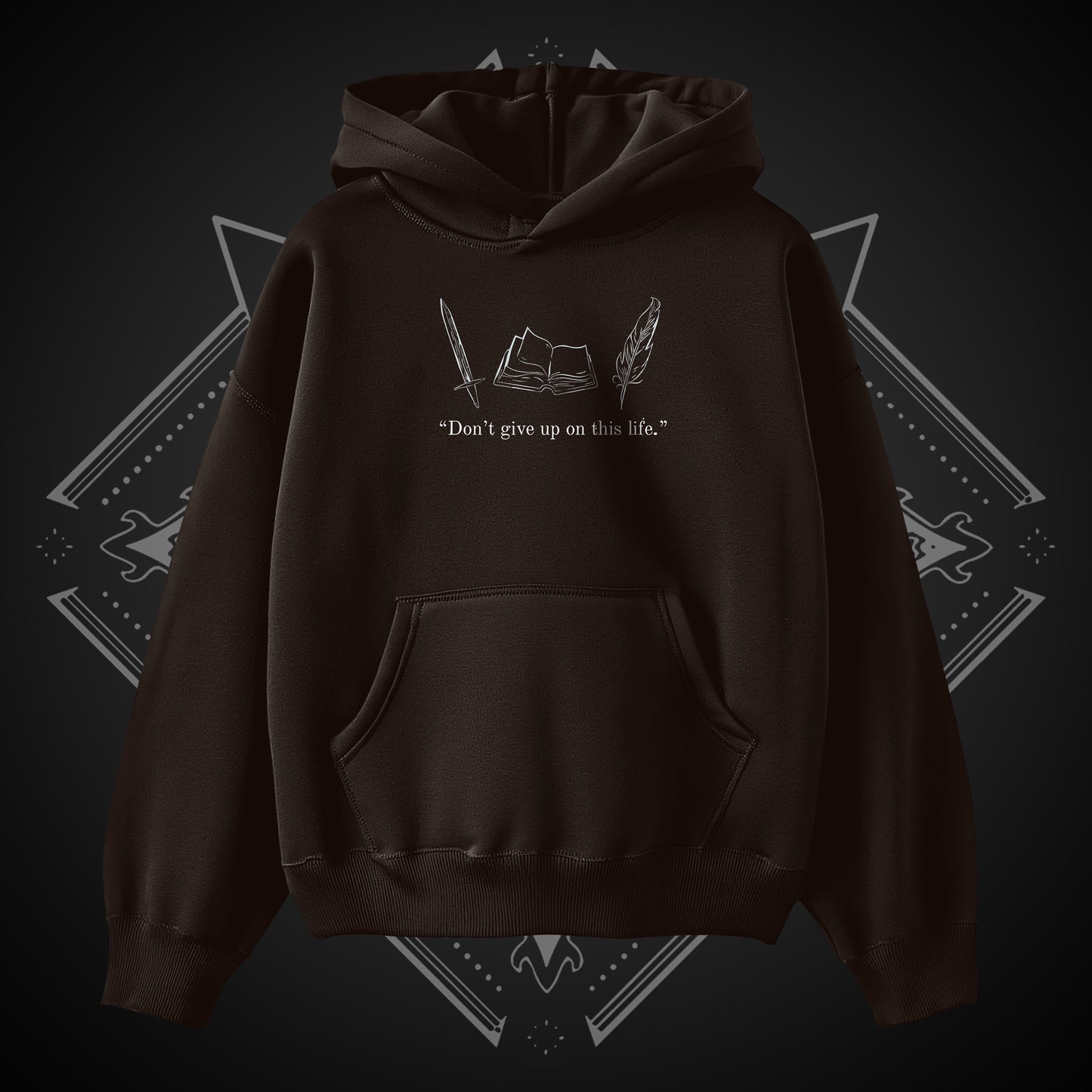 Reader. Writer. Protagonist. Hoodie