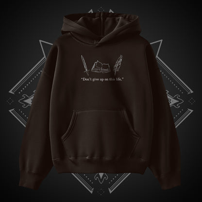 Reader. Writer. Protagonist. Hoodie