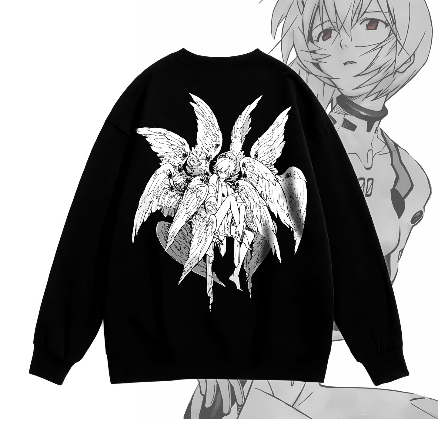 Rei Ayanami "Fallen Angel" Sweatshirt