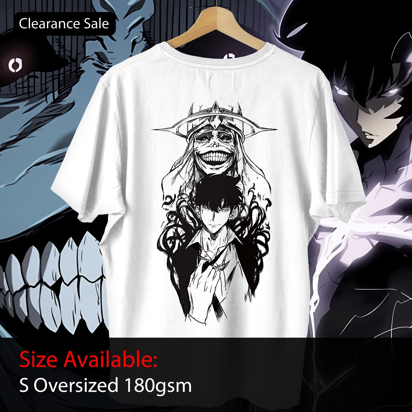 CS Sung Jin-woo / Stone God Oversized Tee