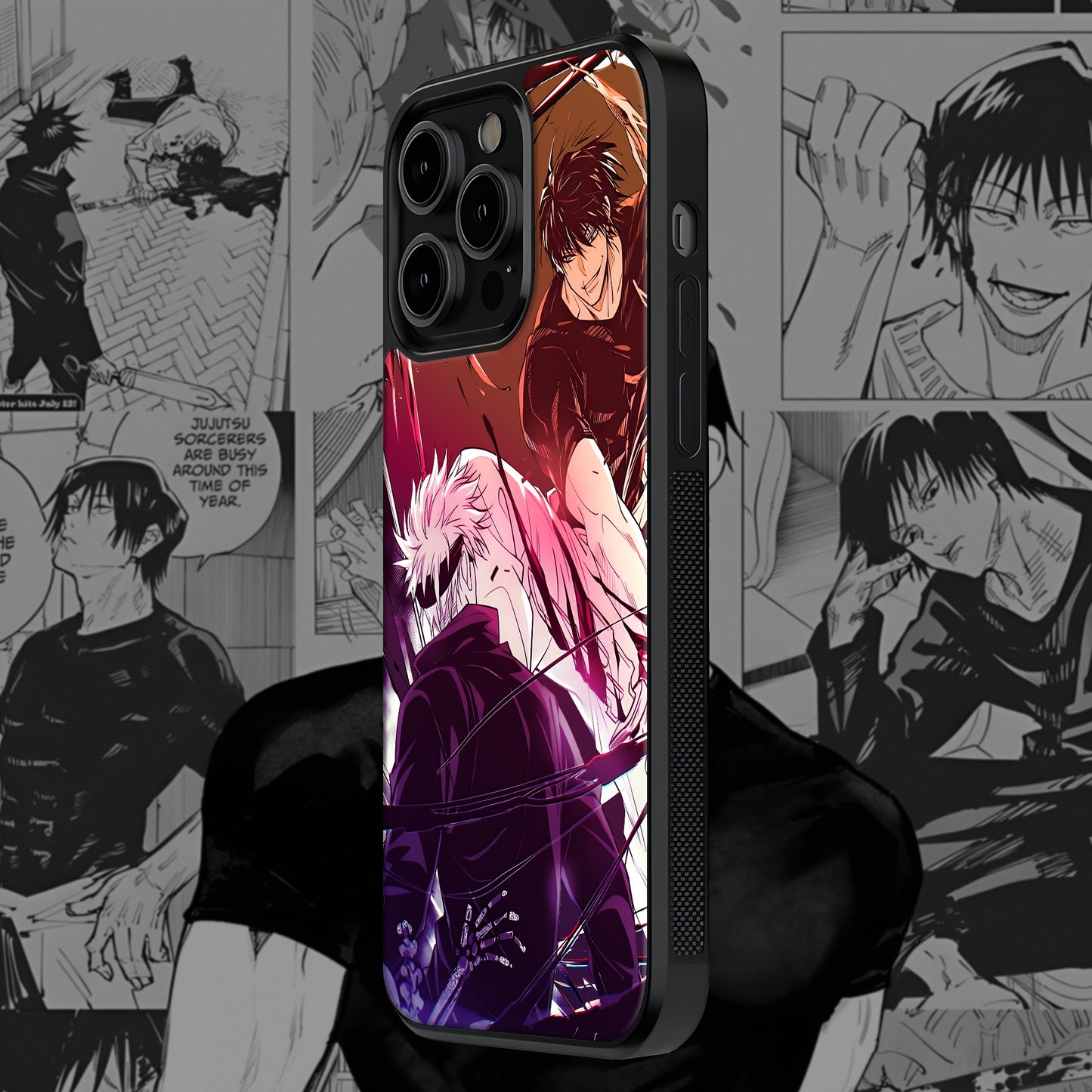 Toji vs Gojo Mobile Glass Case