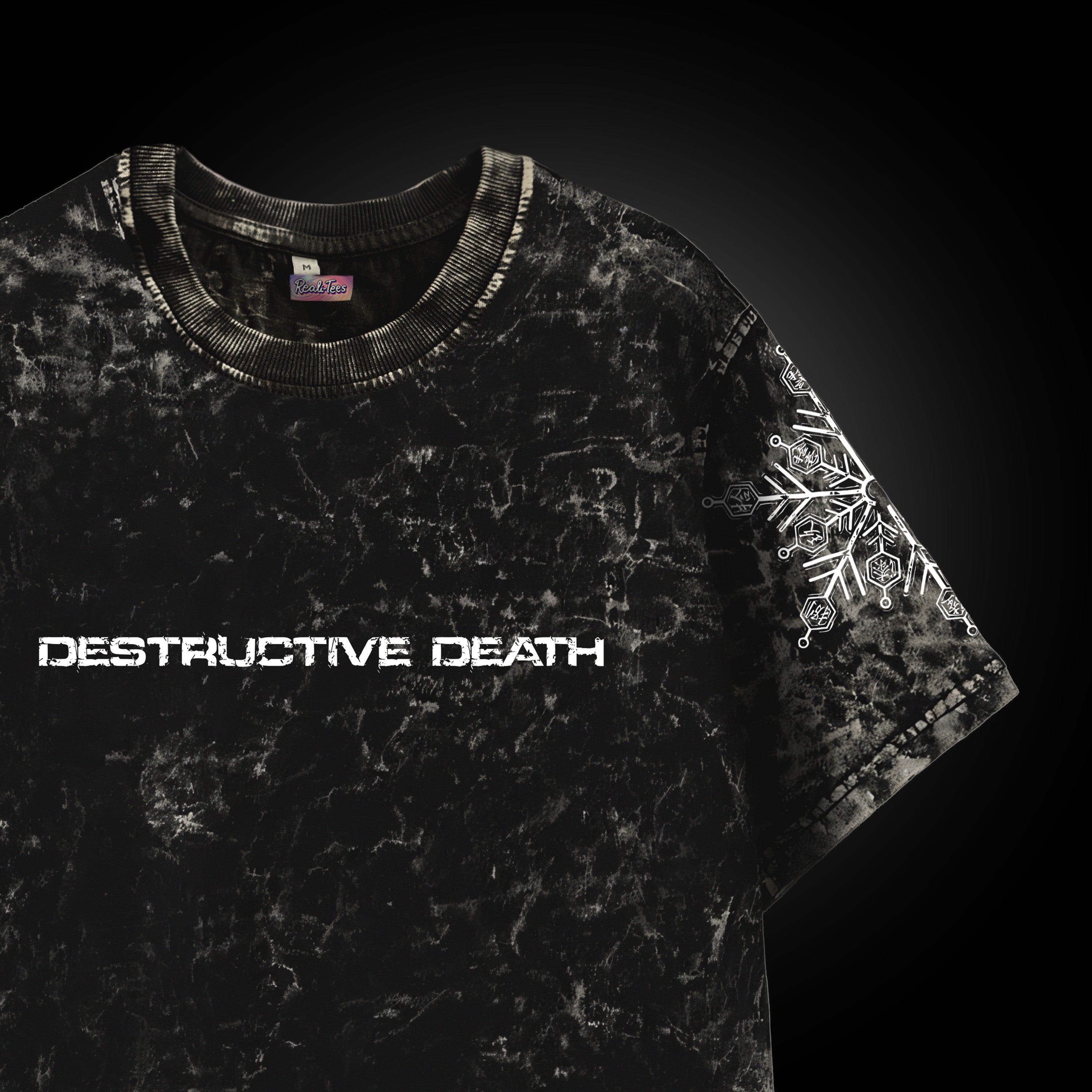 Akaza – Destructive Death Vintage Tee – Realitees