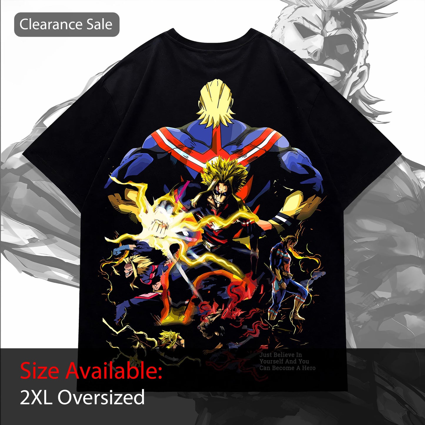 CS All Might – Symbol of Peace Oversized Tee