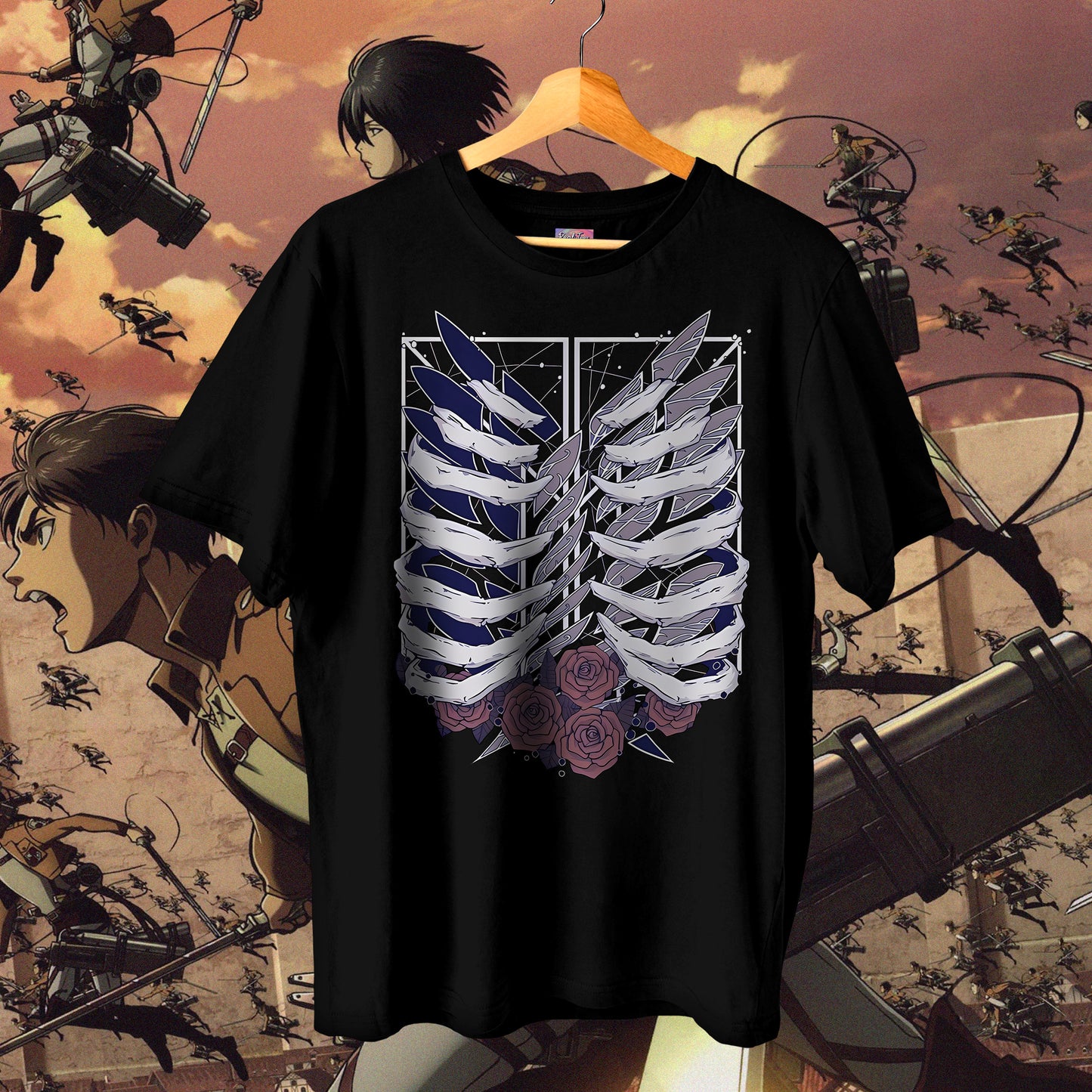 AOT Ribcage Emblem Tee