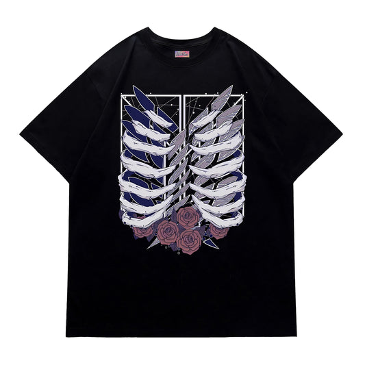 AOT Ribcage Emblem Oversized Tee