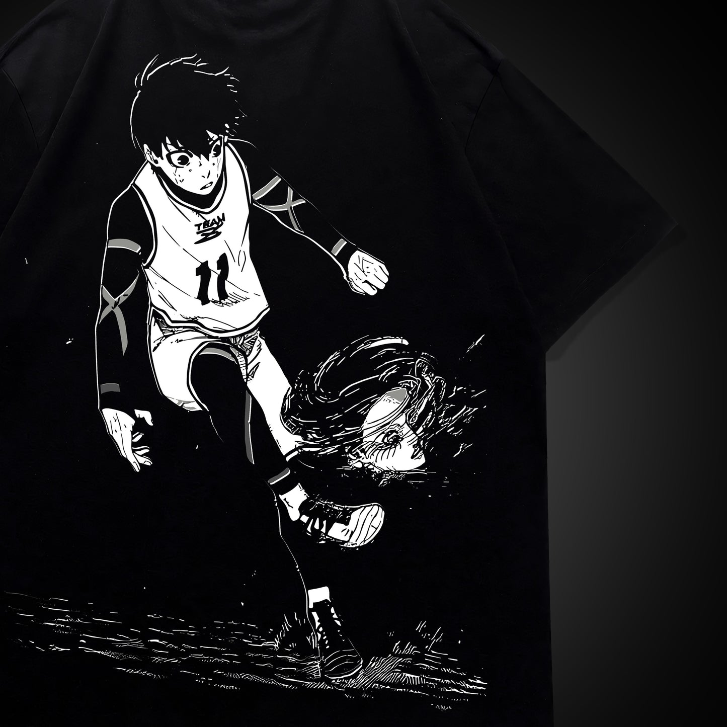 Eren X Blue Lock Oversized Tee