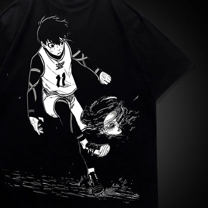 Eren X Blue Lock Oversized Tee