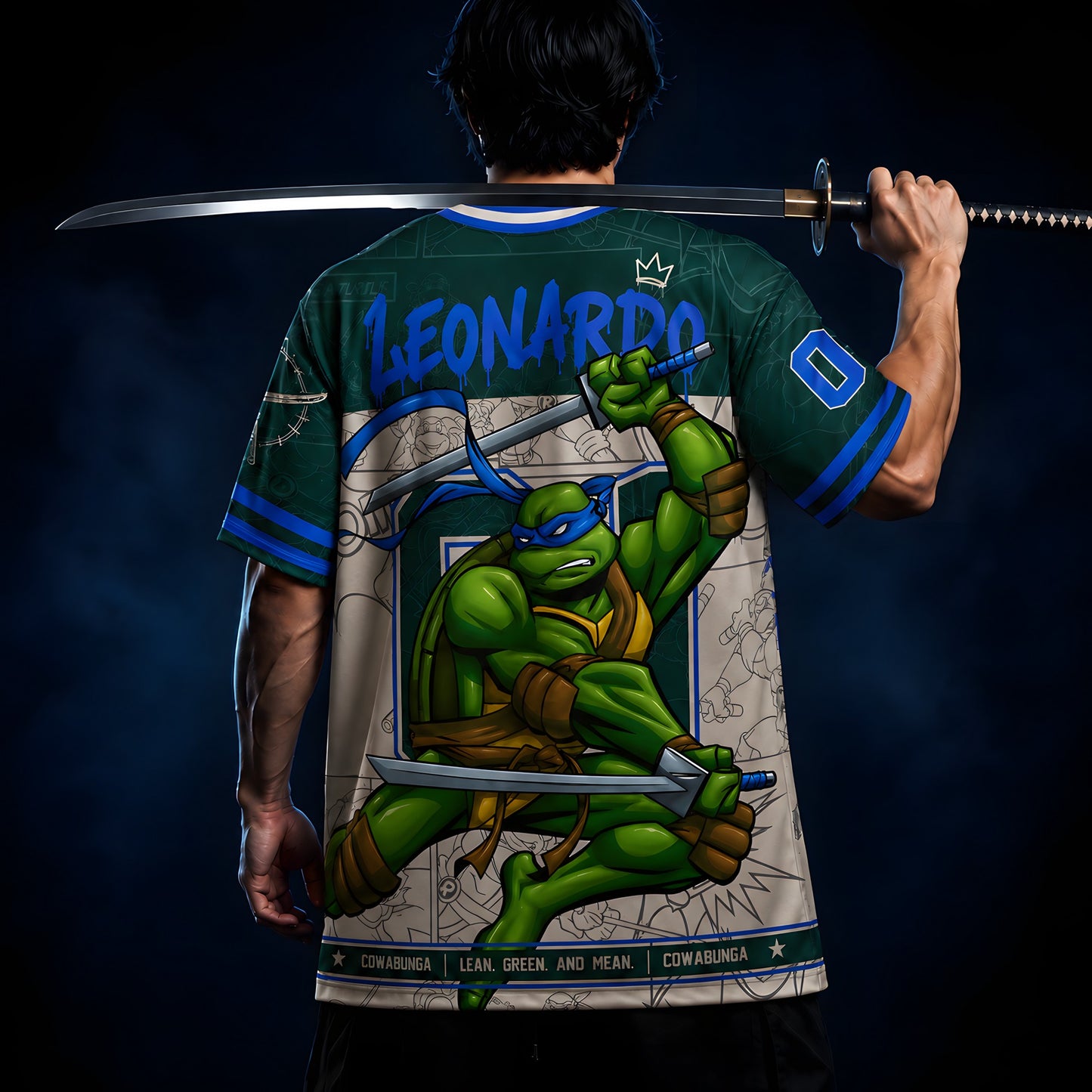 Leonardo: Twin Blade Oversized Jersey