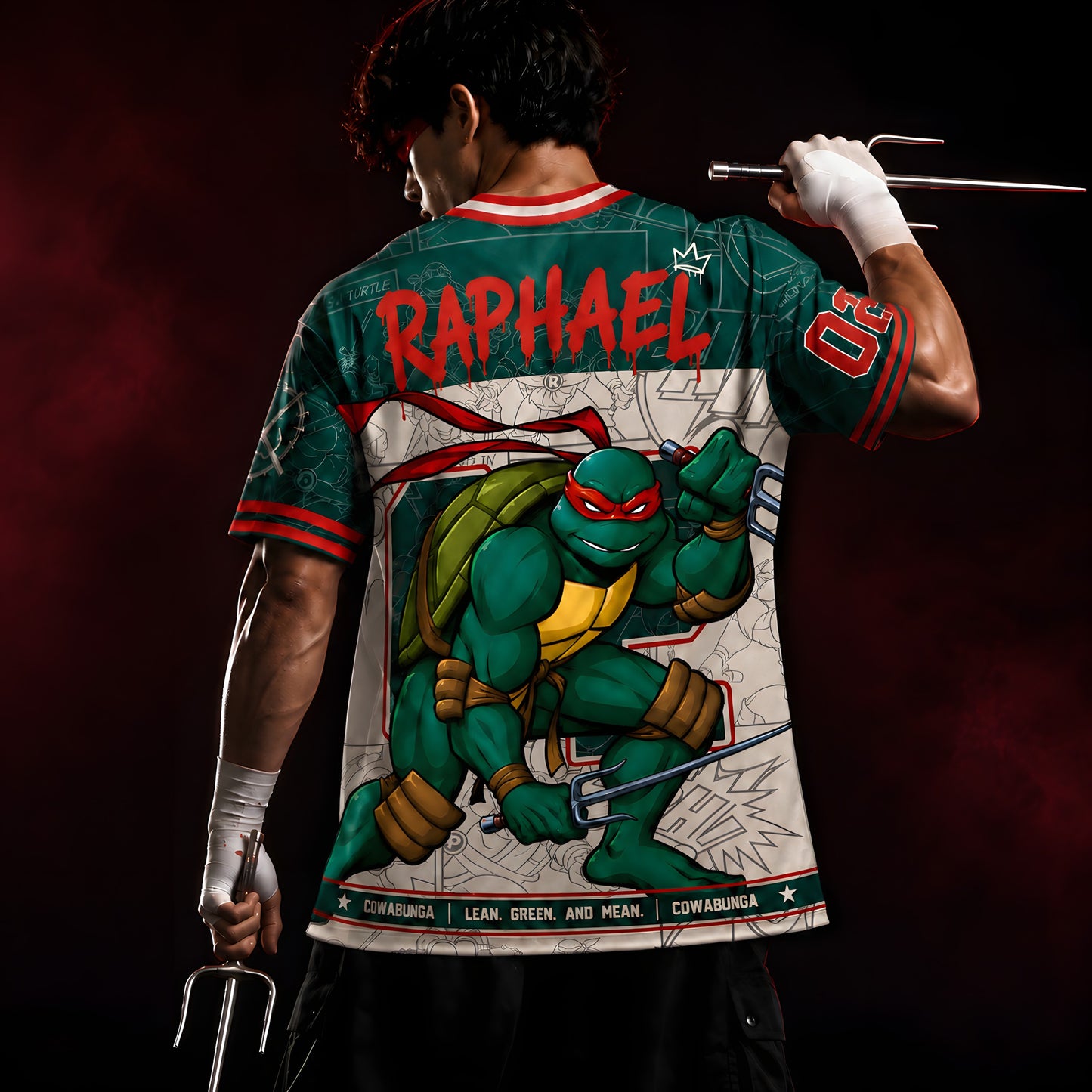 Raphael: Sai Strike Jersey Oversized Jersey (Copy)