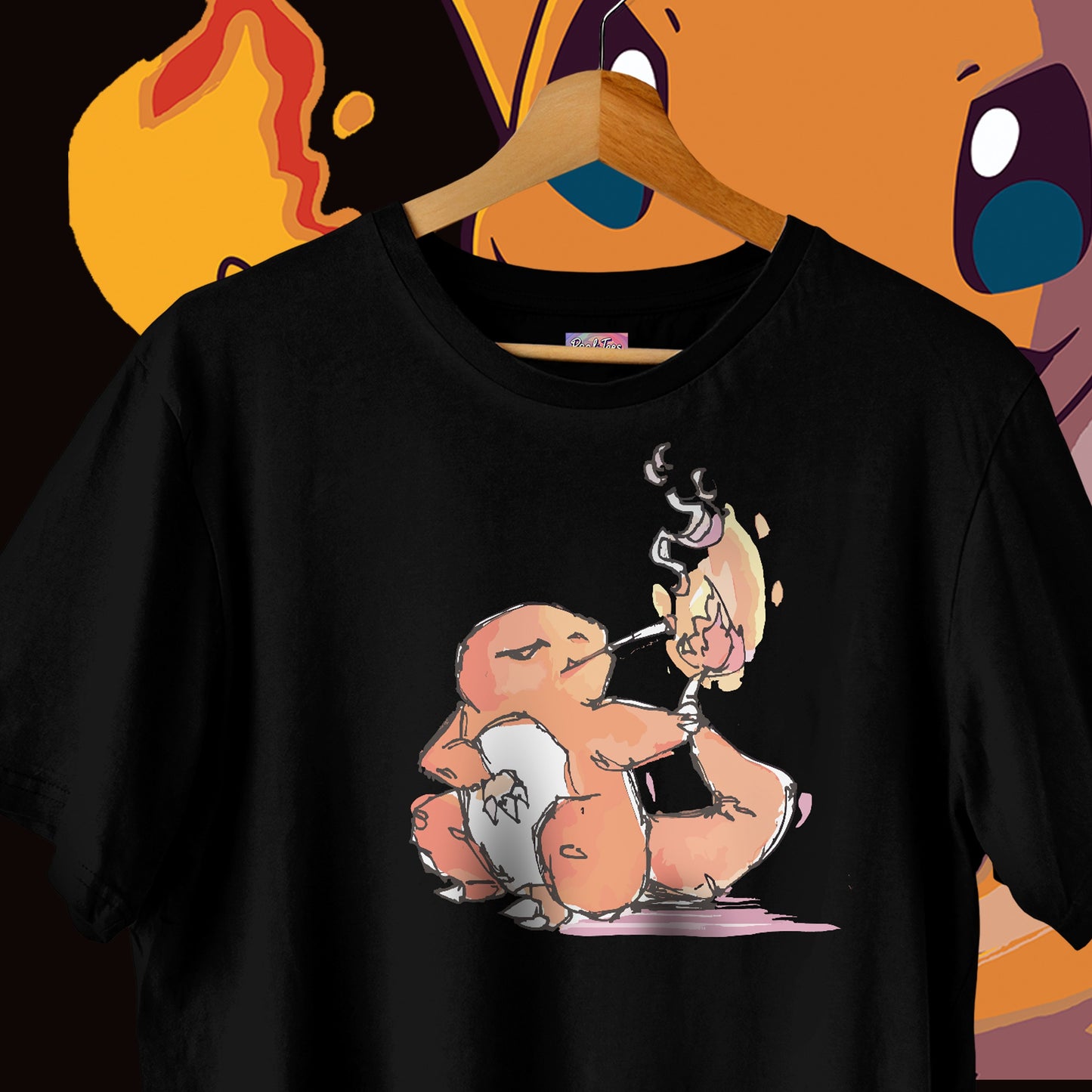 Badass Charmander Oversized Tee