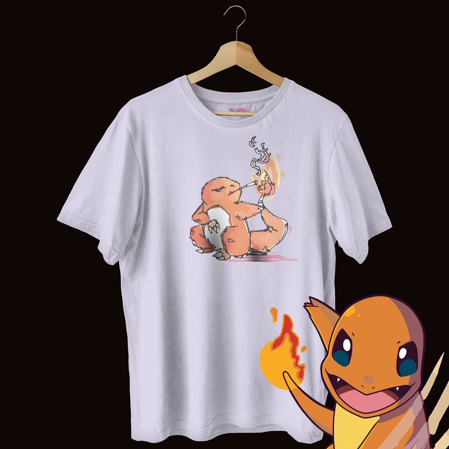 Badass Charmander Oversized Tee