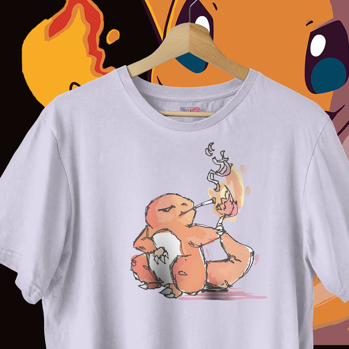 Badass Charmander Oversized Tee