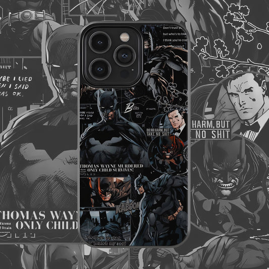 Batman Collage Mobile Glass Case