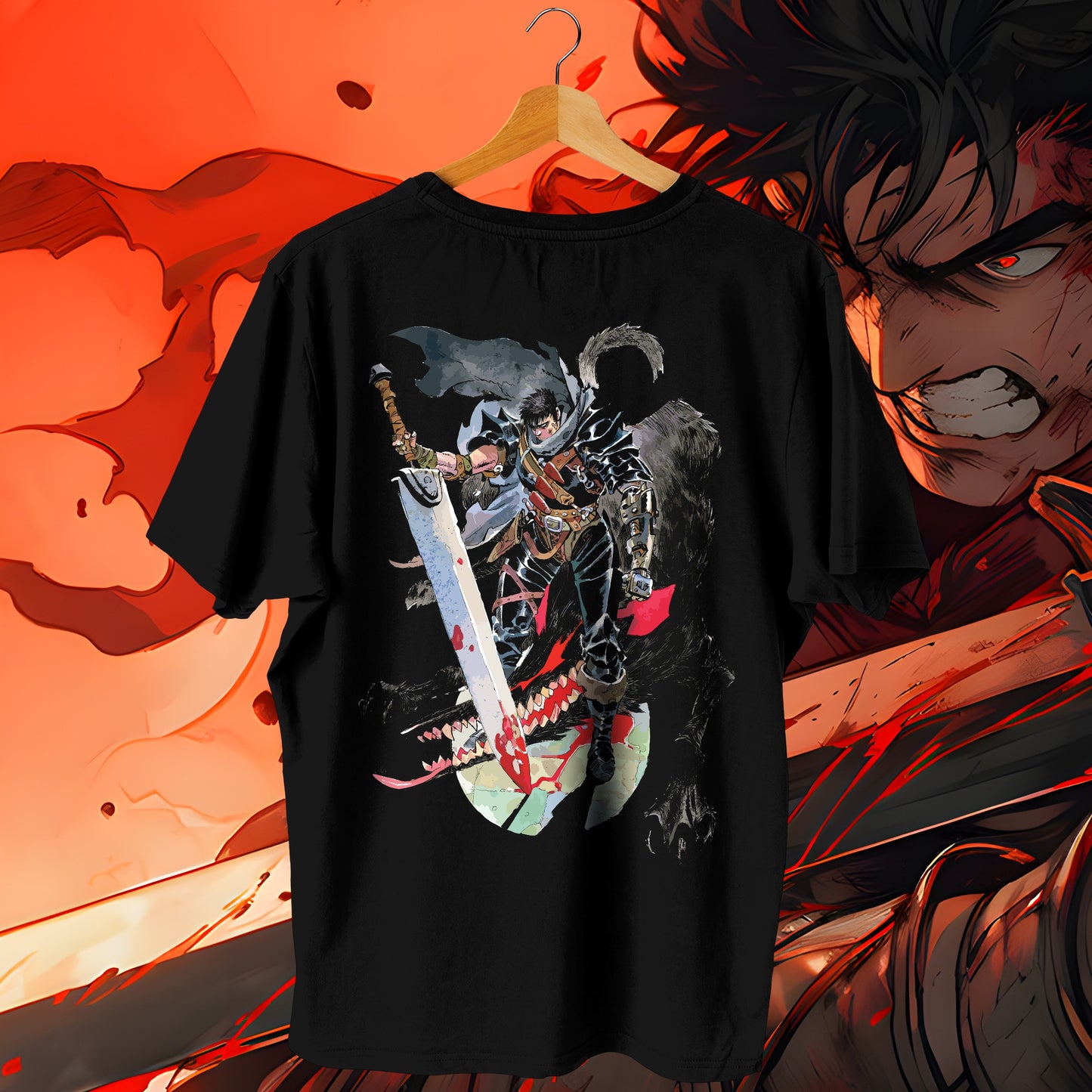 Berserk Black Armour Tee