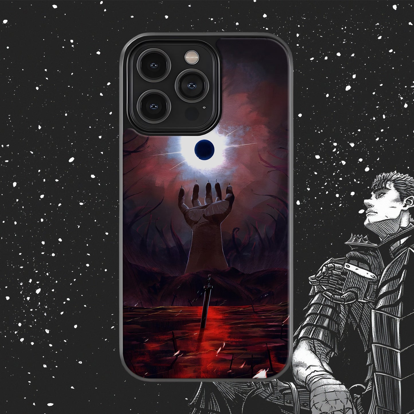 Berserk Eclipse Mobile Glass Case