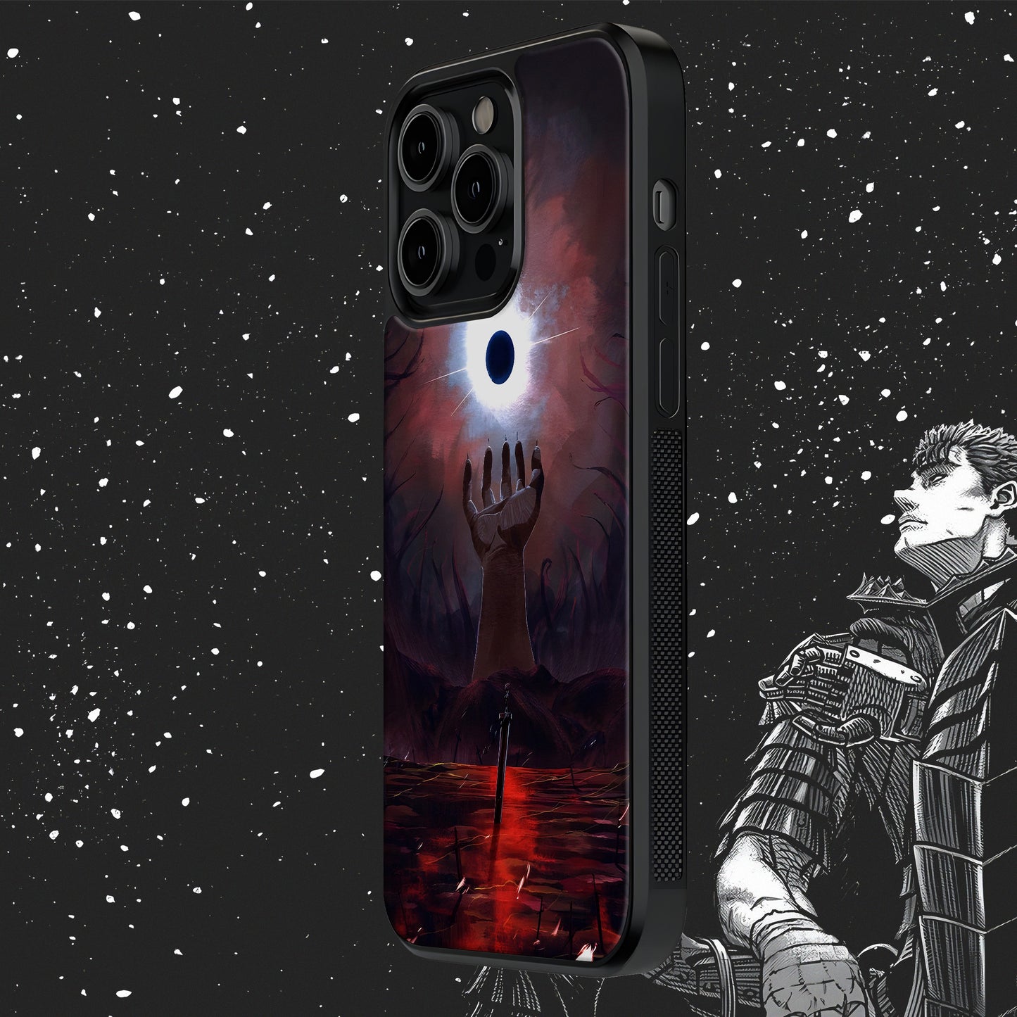 Berserk Eclipse Mobile Glass Case