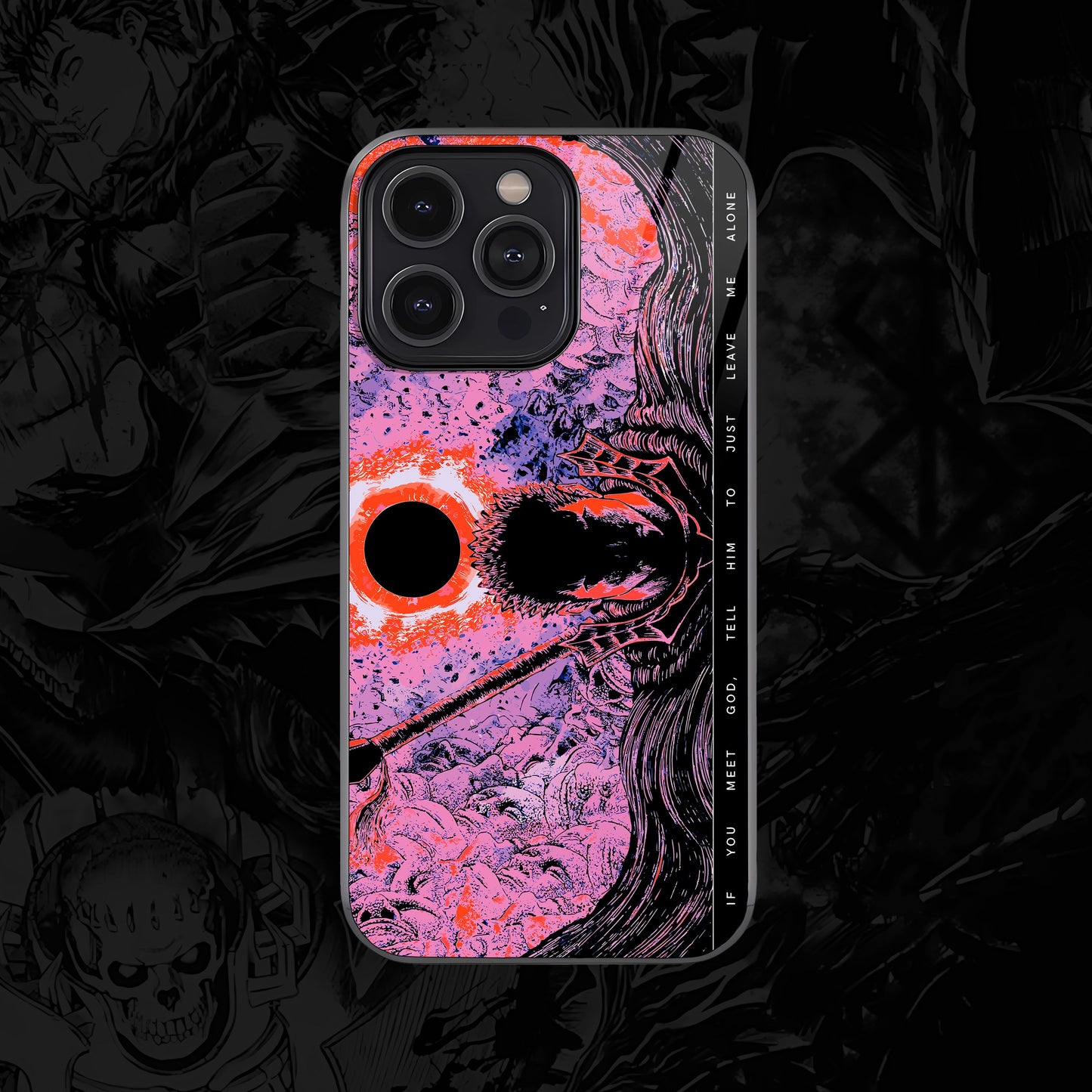 Berserk God Mobile Glass Case