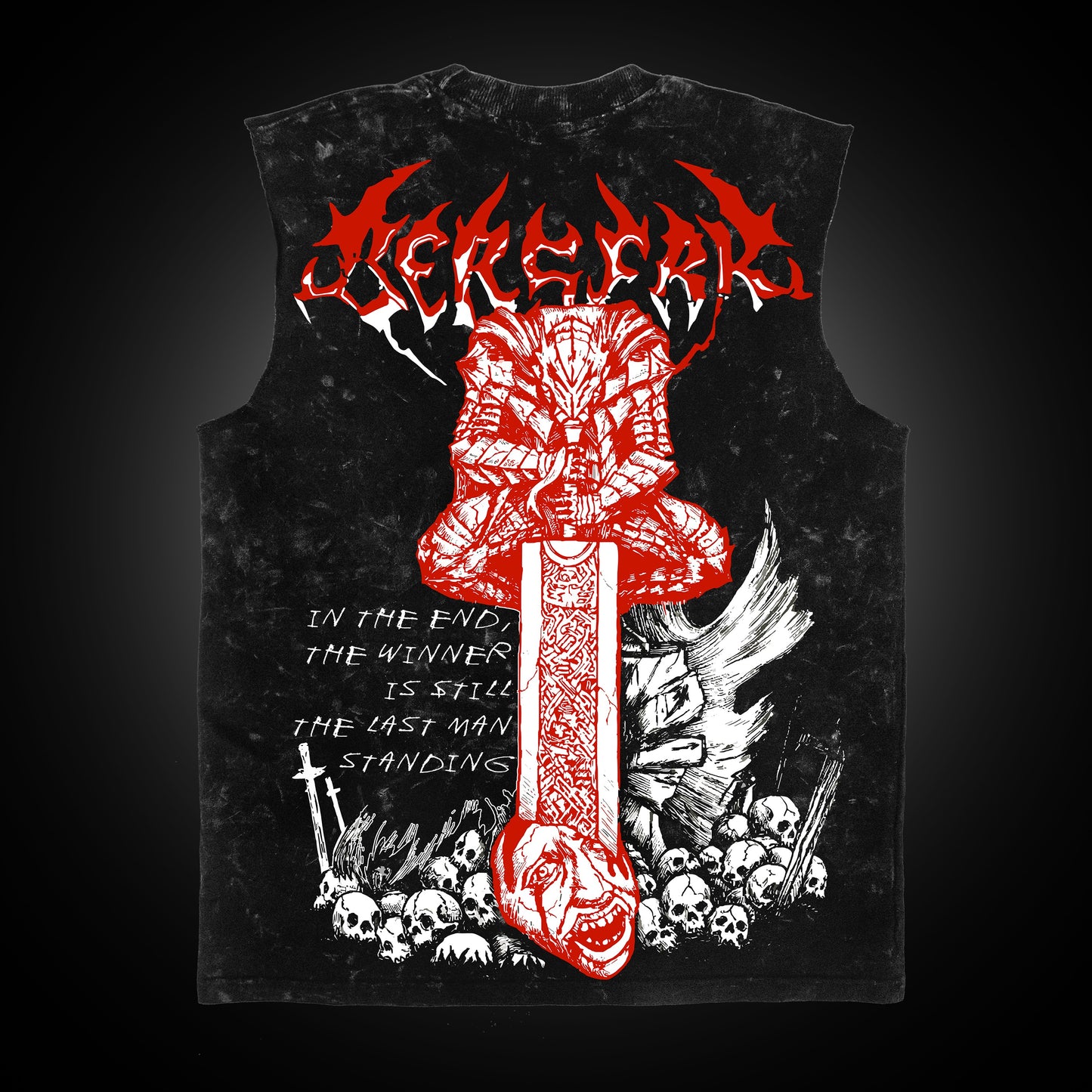 Berserk Last Man Standing Vintage Vest