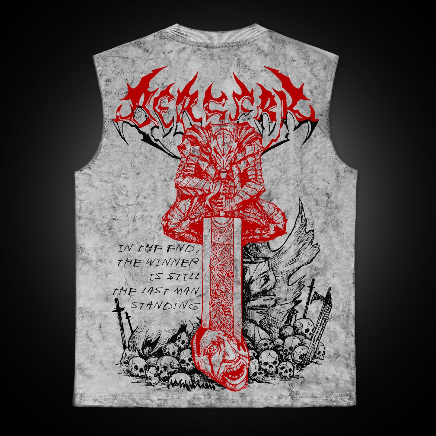 Berserk Last Man Standing Vintage Vest