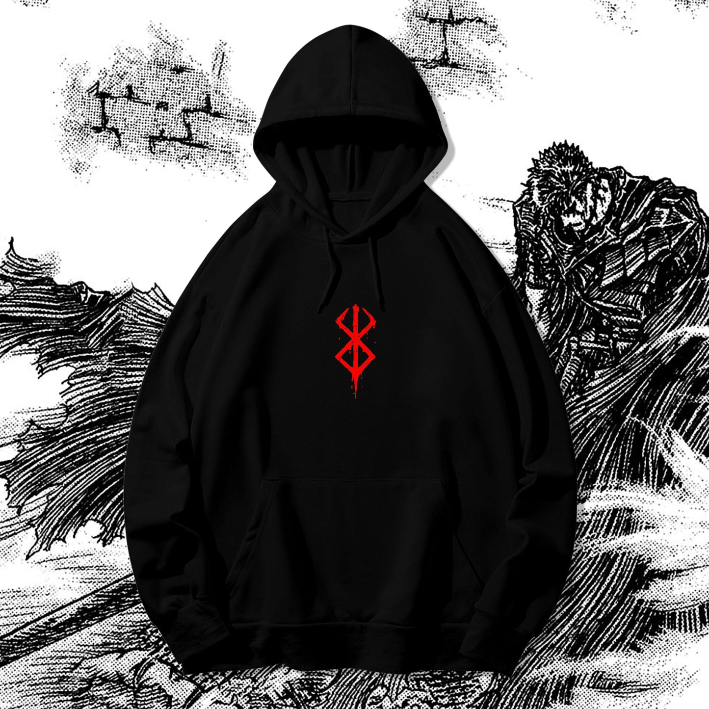 Berserk Red Armour Hoodie