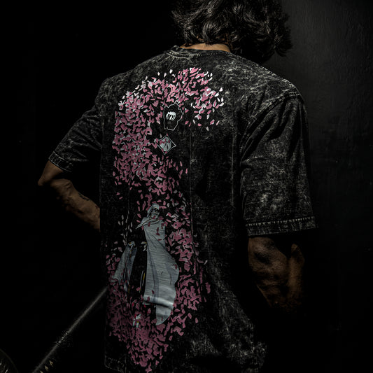 Byakuya Kuchiki "Petal Storm" Vintage Tee