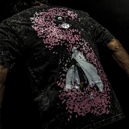 Byakuya Kuchiki "Petal Storm" Vintage Tee