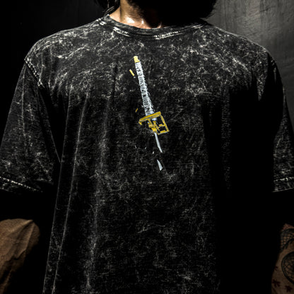 Byakuya Kuchiki "Petal Storm" Vintage Tee