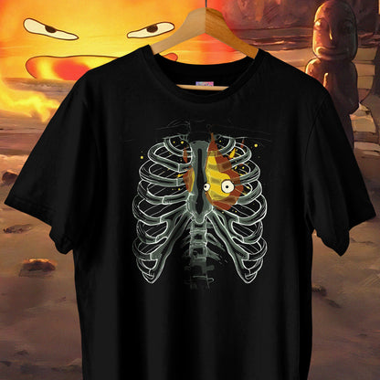 Calcifer Ribcage Oversized Tee