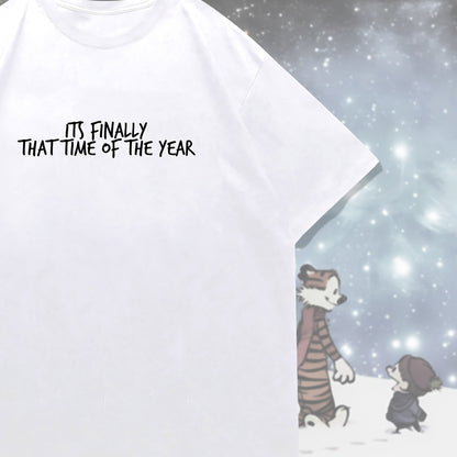 Calvin and Hobbes "Time of the Year" Tee