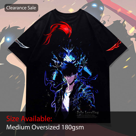 CS Solo Leveling Jinwoo & Igris Oversized Tee
