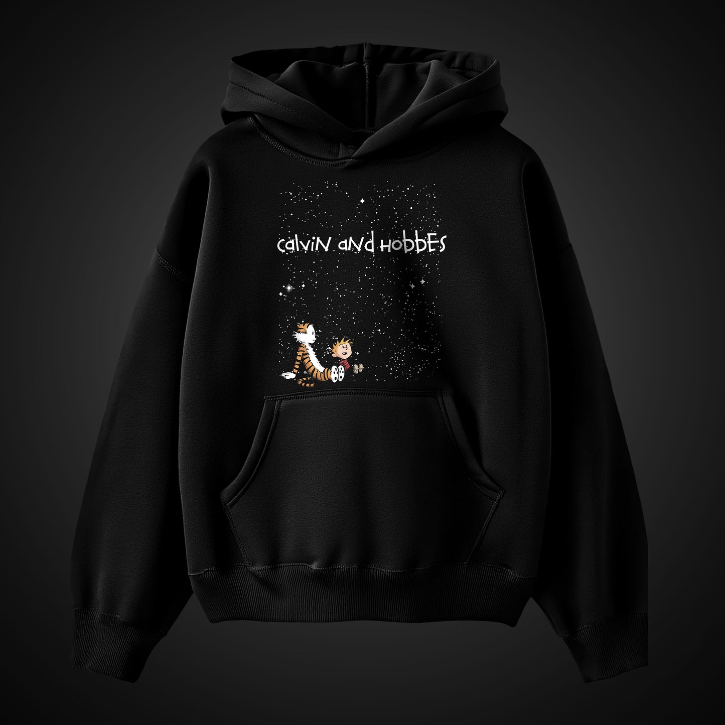 CS Calvin & Hobbes "Stars" Oversized Hoodie
