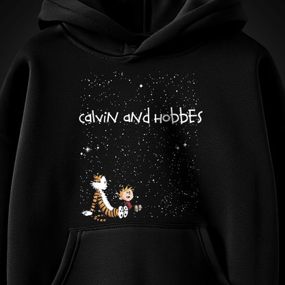 Calvin & Hobbes "Stars" Oversized Hoodie