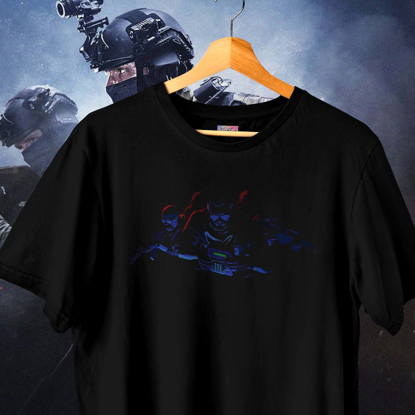 CSGO Blue Silloutte Tee