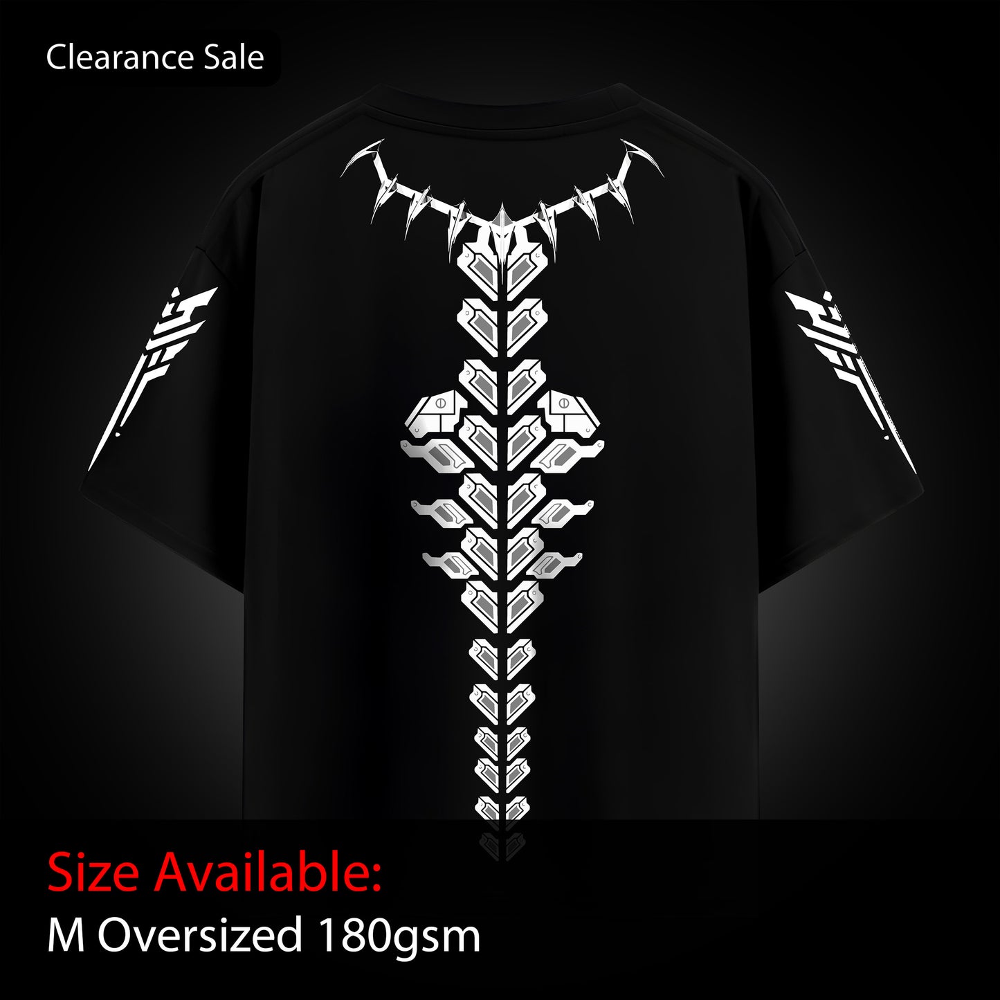 CS Cybernetic Spine – Techwear Oversized Tee