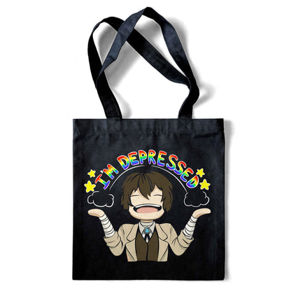 Dazai Depressed Tote Bag