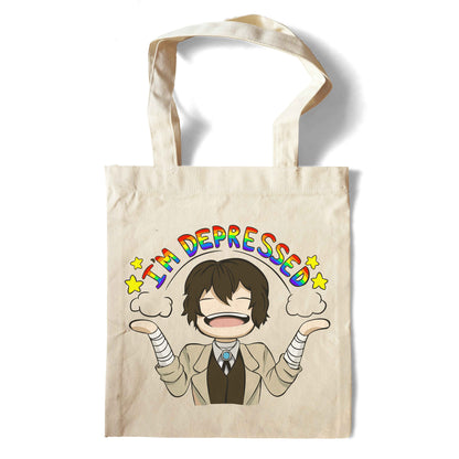 Dazai Depressed Tote Bag