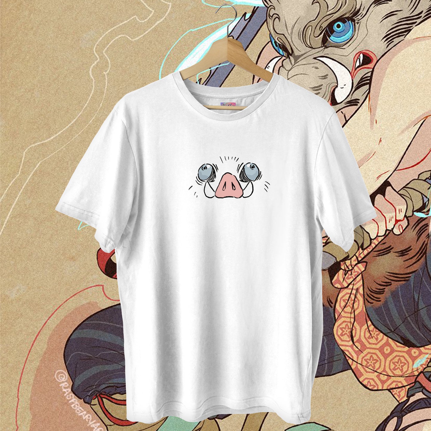 Demon Slayer Inosuke Montage Oversized Tee