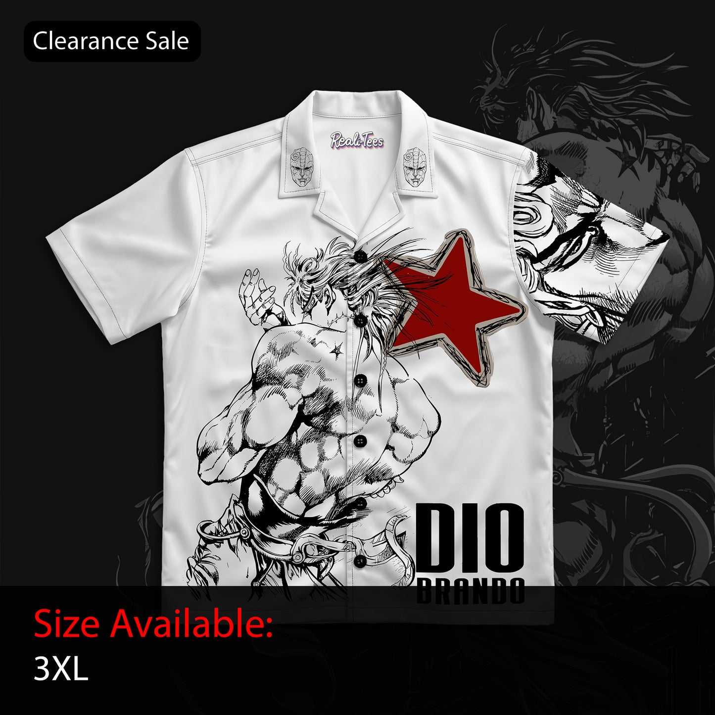 CS Dio Brando "The Strongest" Hawaiian Shirt
