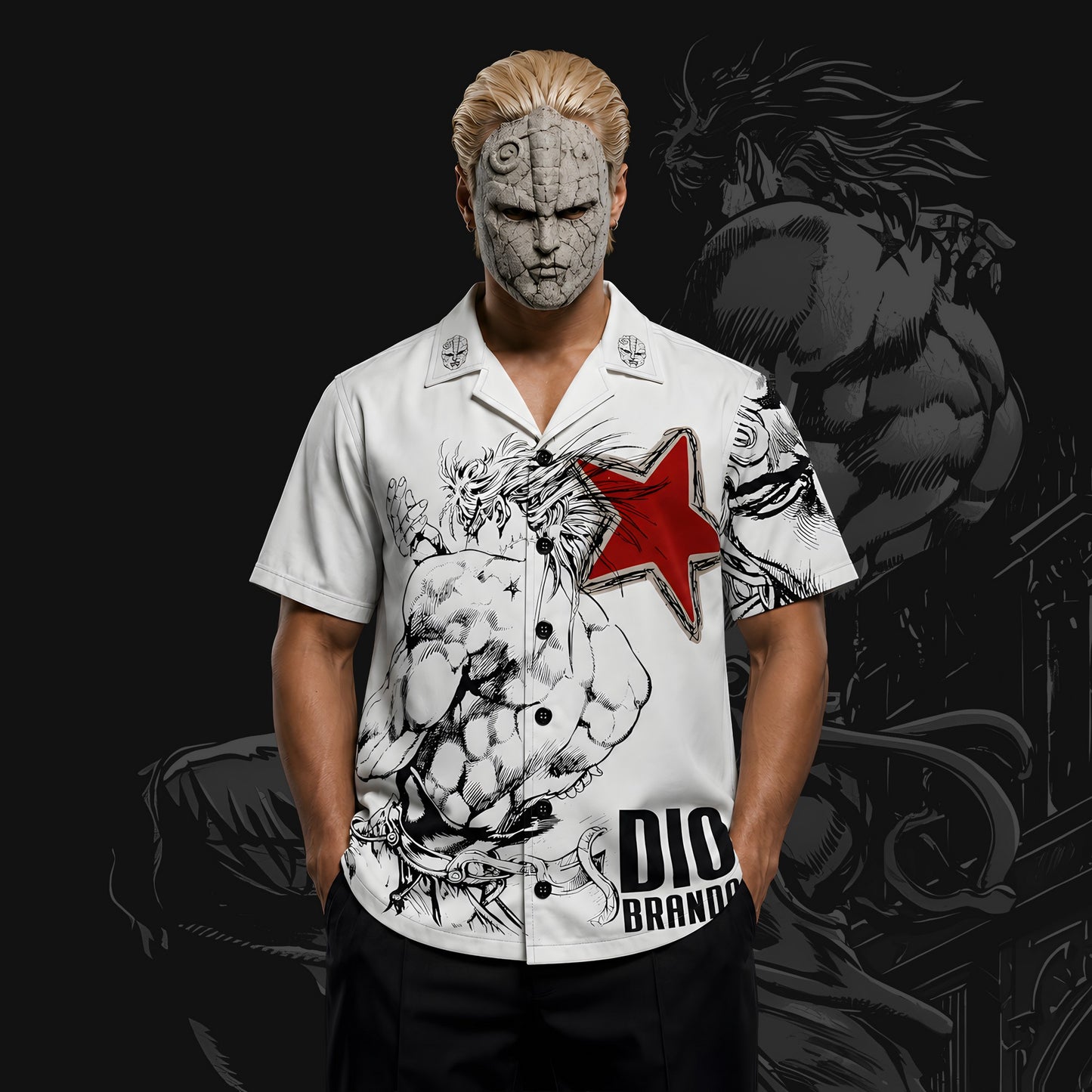 CS Dio Brando "The Strongest" Hawaiian Shirt