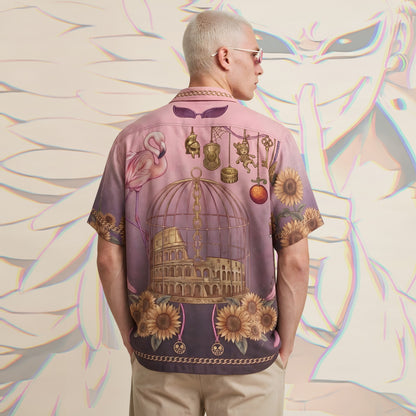 Donquixote Doflamingo Birdcage Hawaiian Shirt