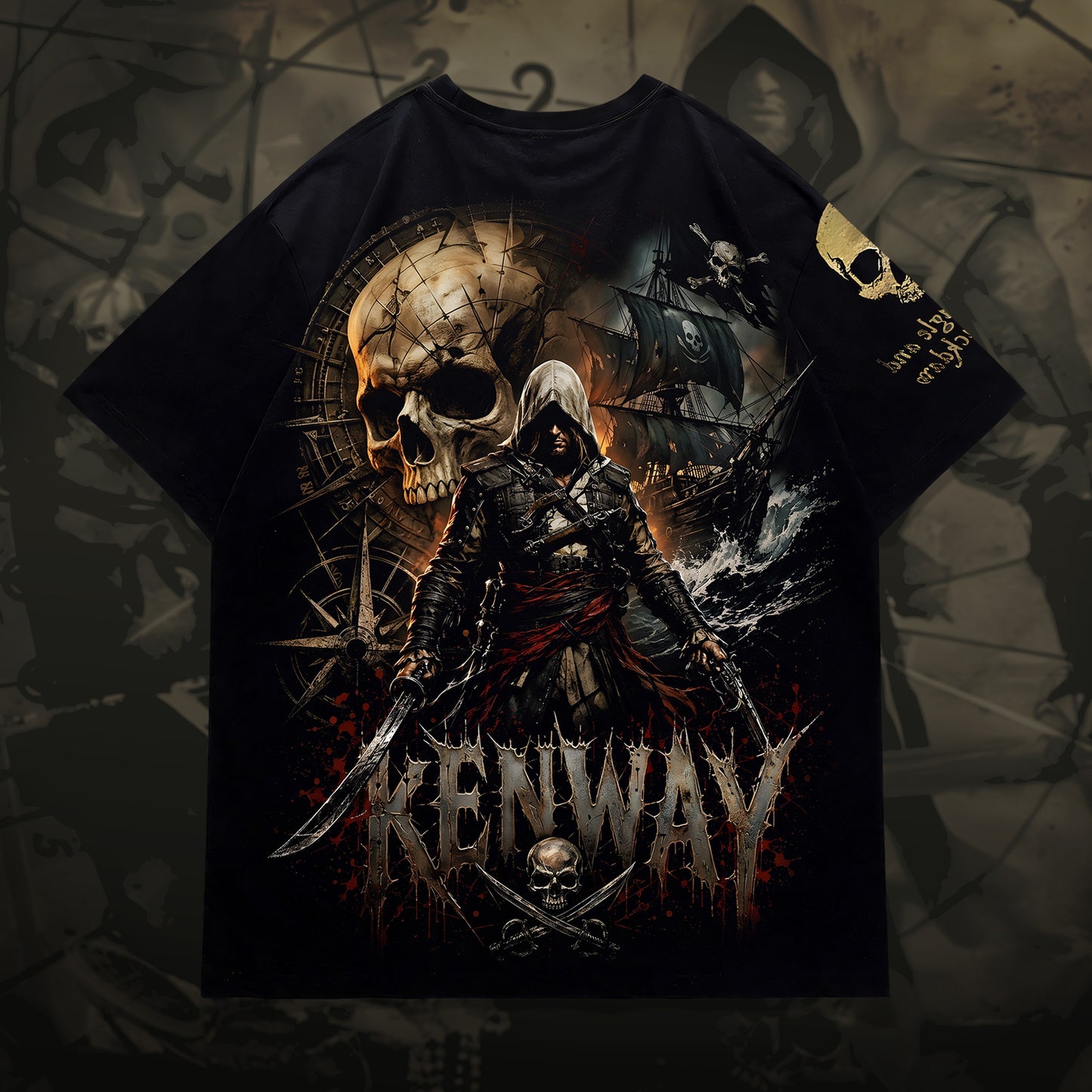Captain Edward Kenway: The Assassin Of The Seas Tee