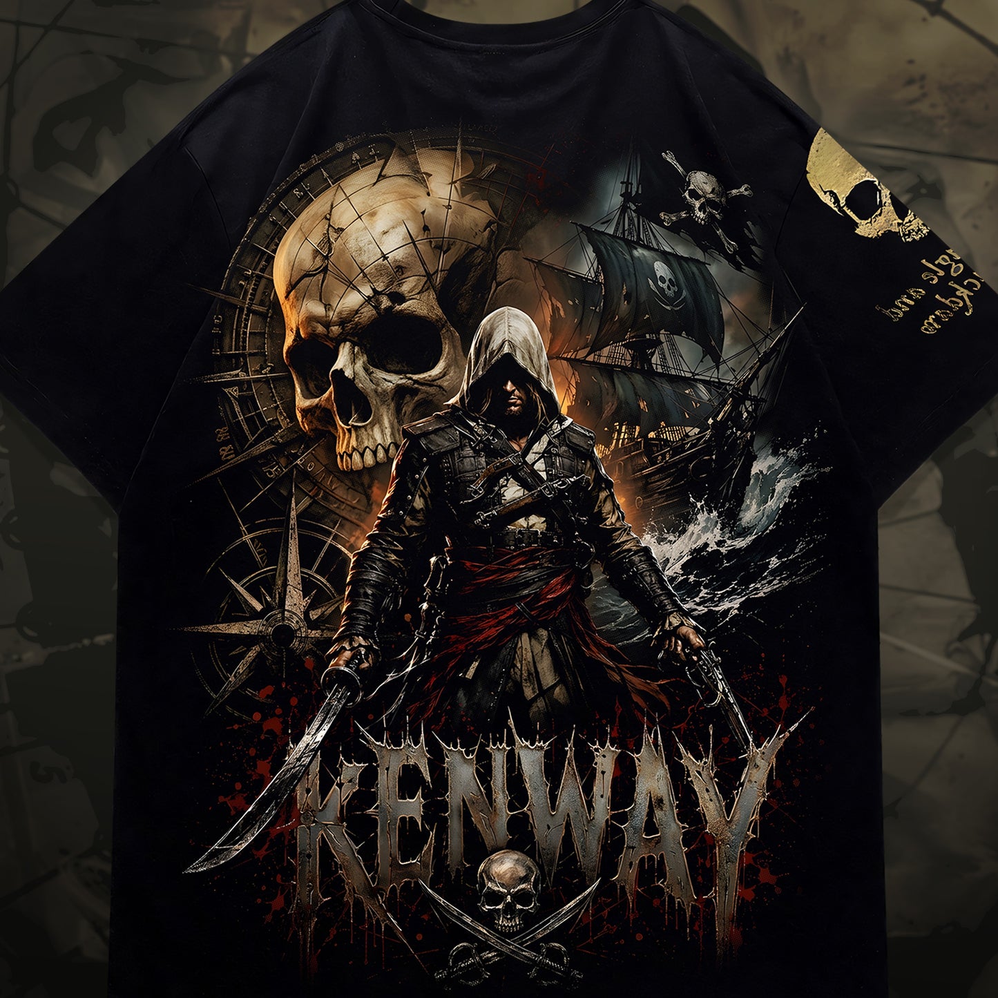 Captain Edward Kenway: The Assassin Of The Seas Tee